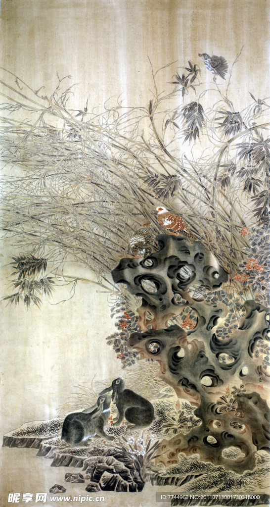 工筆兔子