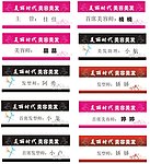 典雅 胸卡