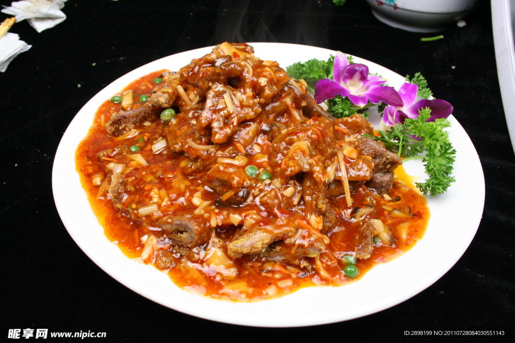 脆皮驢肉