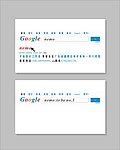 GOOGLE搜索式名片