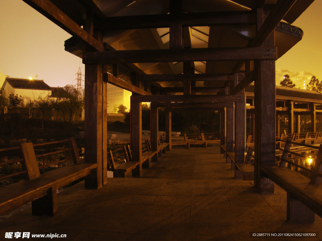 紹興公園夜景