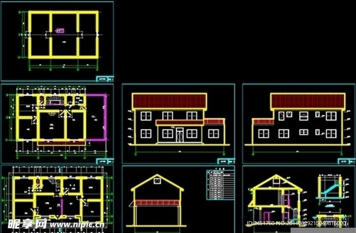 住宅建筑CAD设计图