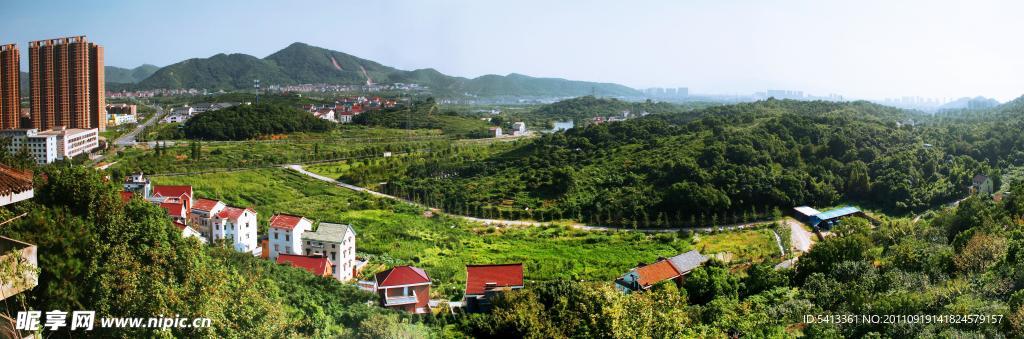 滨江区高山寺鸟瞰图