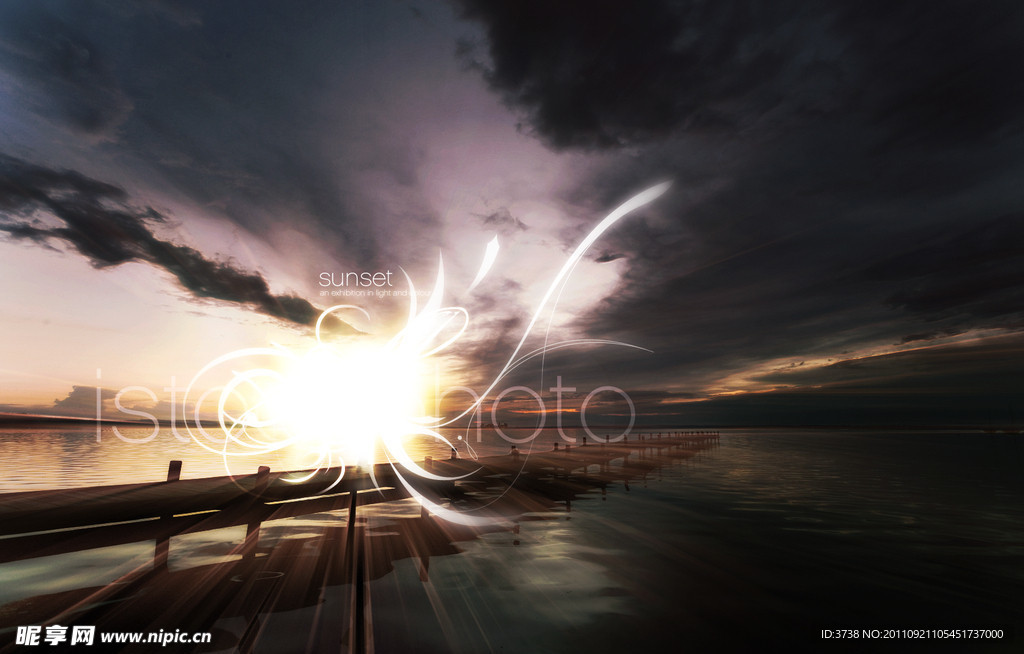 夕陽(yáng)海岸