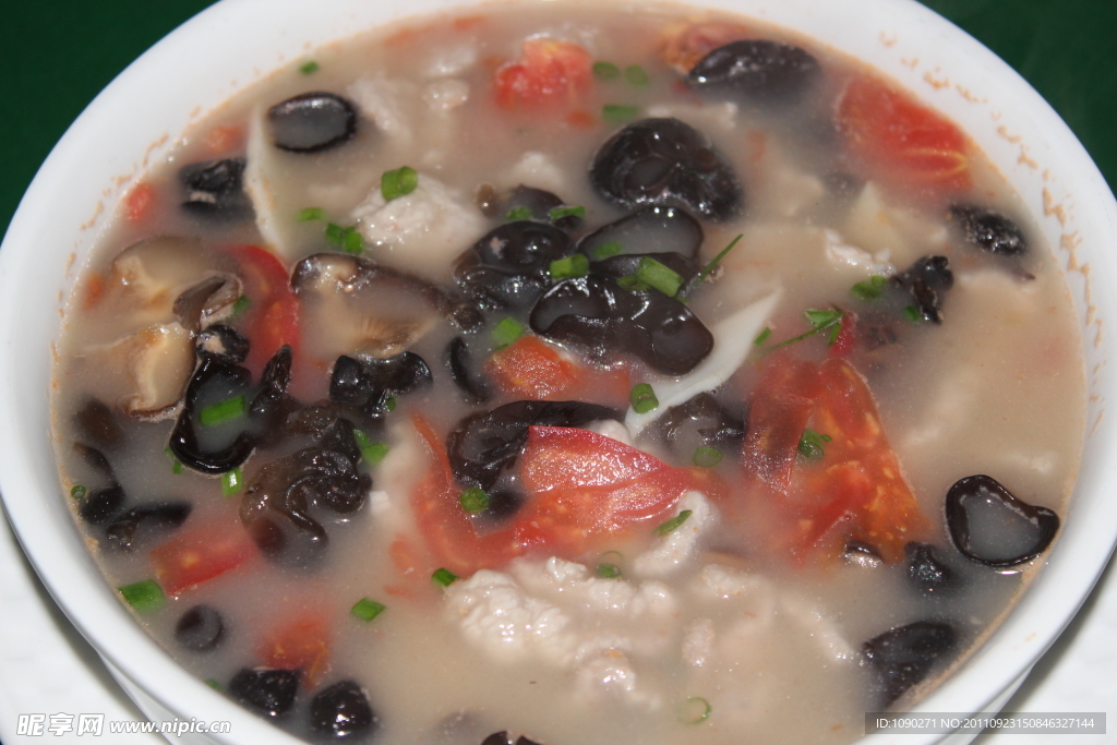木耳肉絲湯