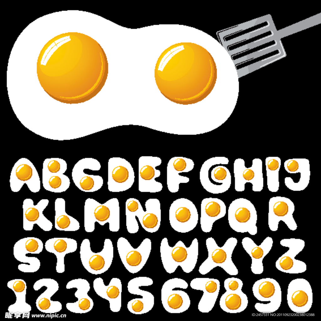 鸡蛋黄英文字母拼音