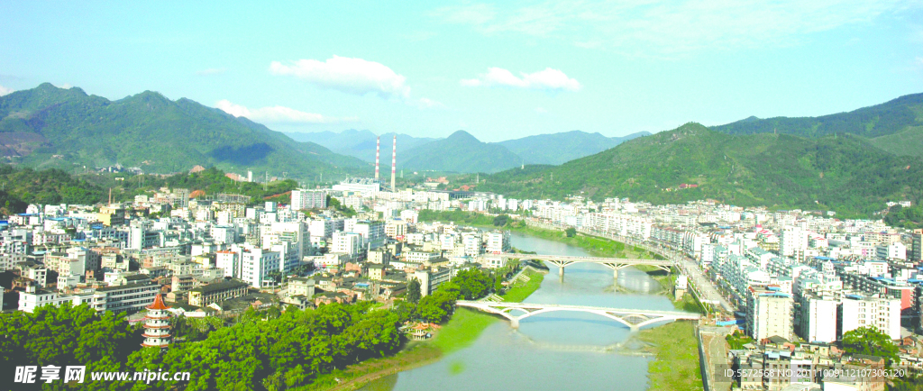 漳平市全景