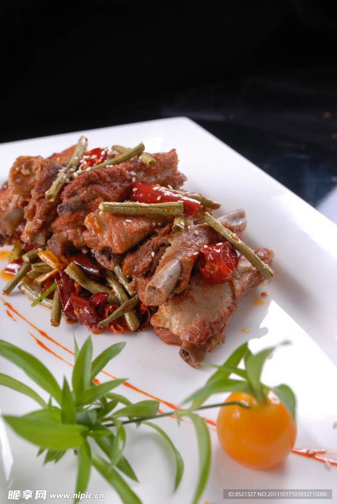 泡豇豆干煸小排