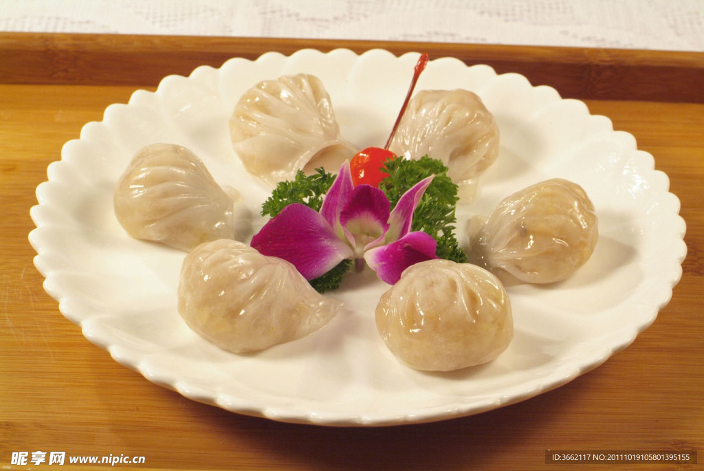 冰皮蝦餃