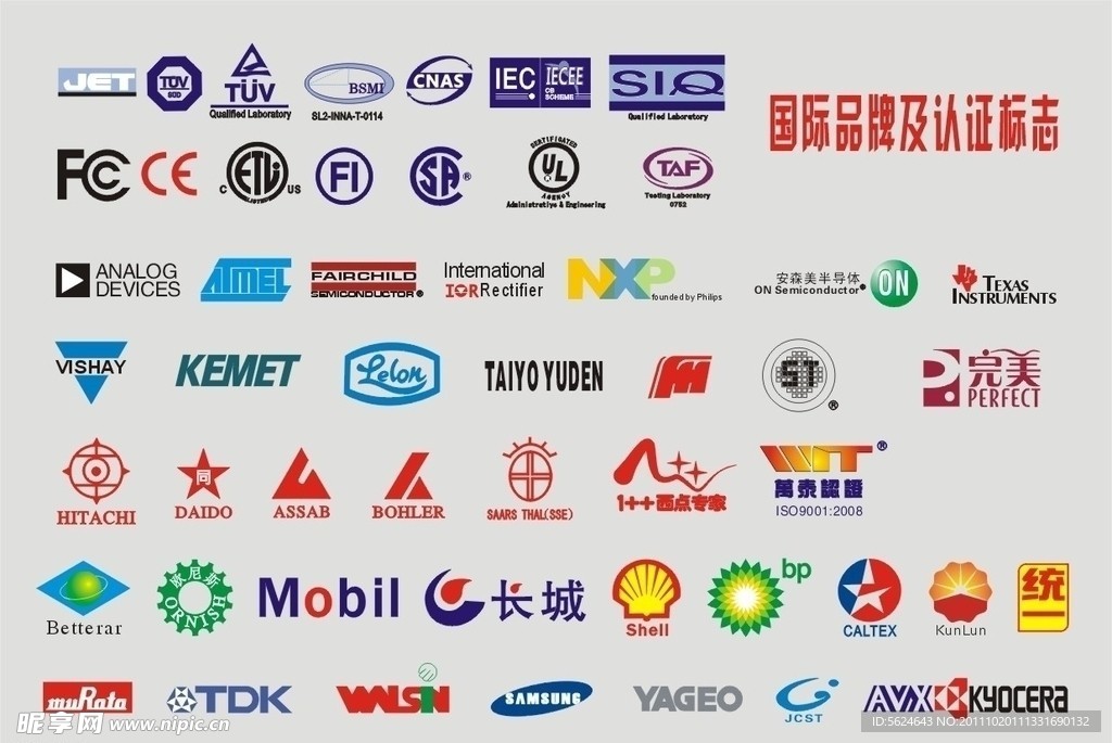 润滑油LOGO 世界认证标志