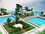 游泳池庭院
