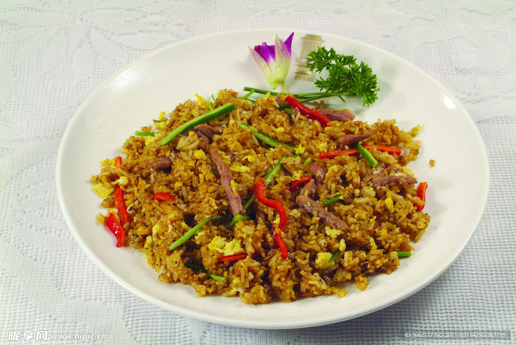 青椒牛柳蛋炒飯