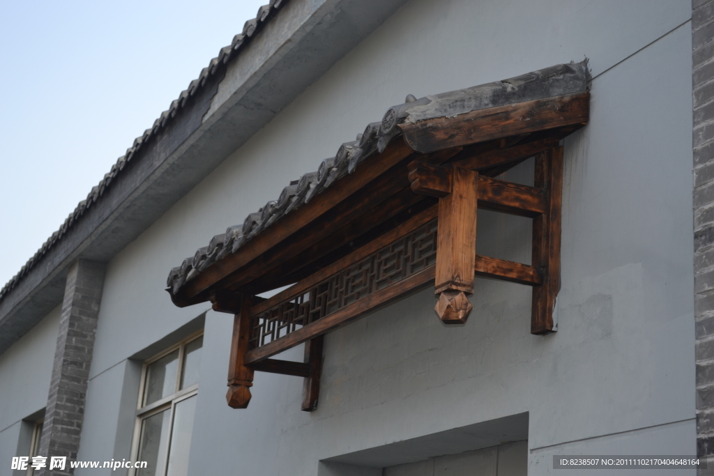 古代園林建筑一角