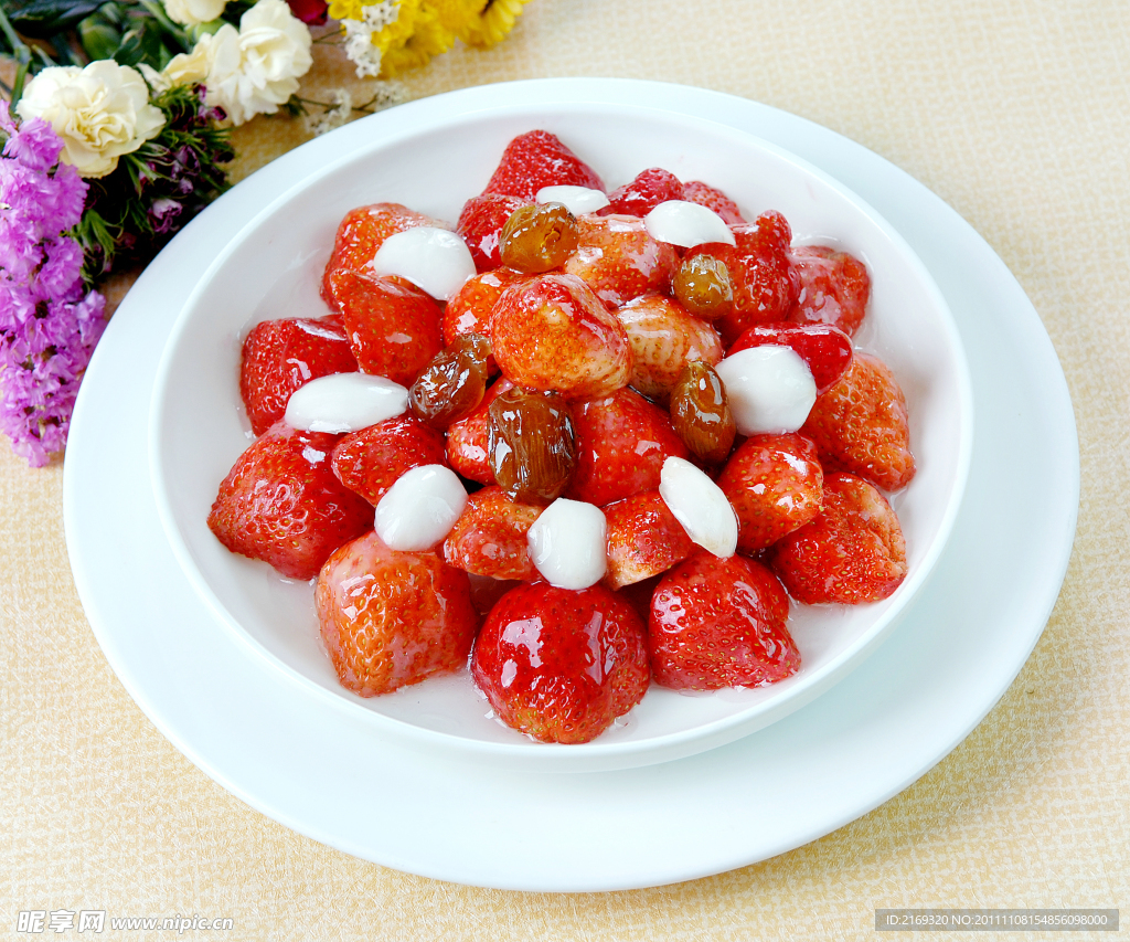 草莓百合煲
