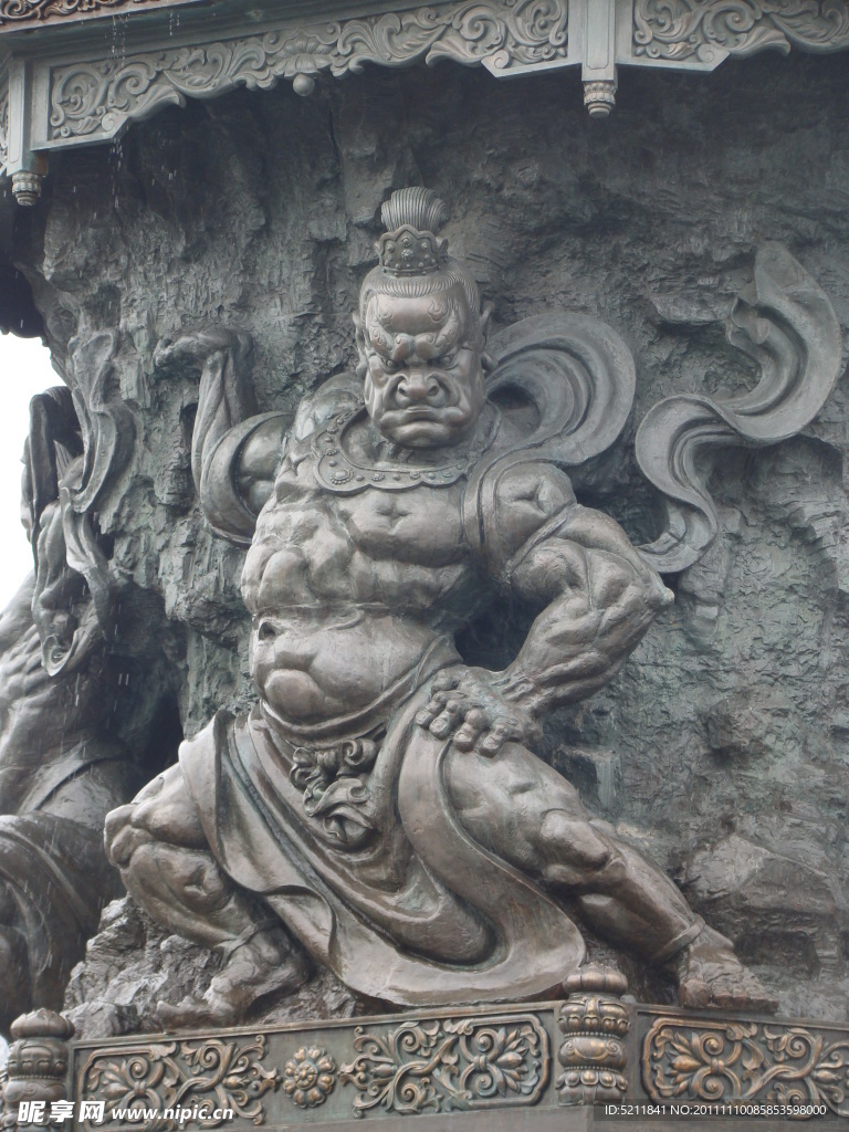 靈山 雕塑 天神