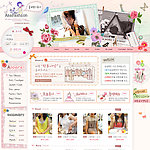 韩国时尚服饰个性网店网页模板
