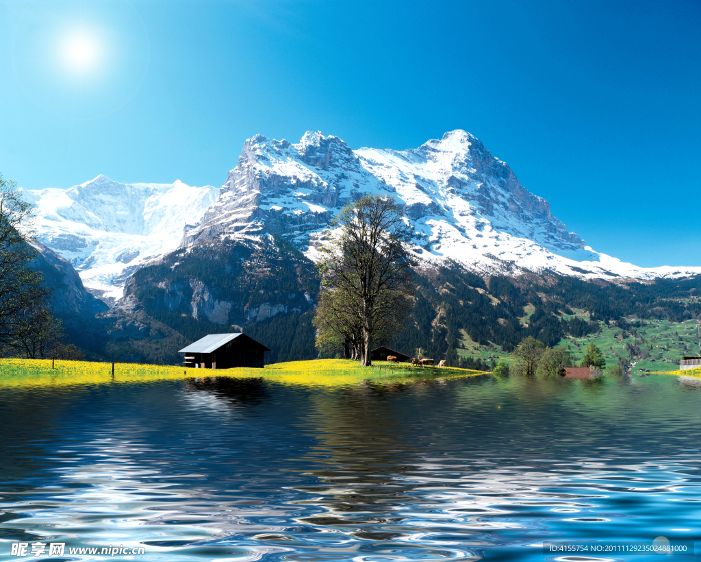 自然風(fēng)景 水面倒影