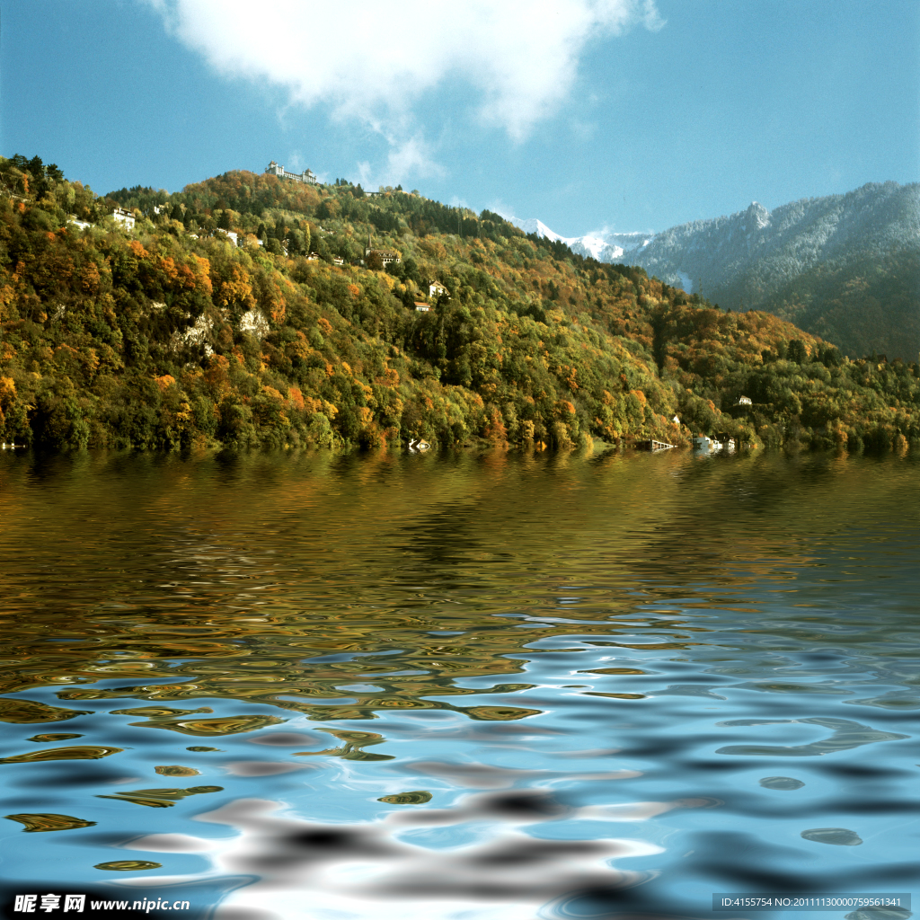 自然風景 水面倒影