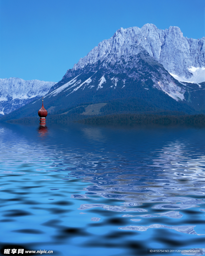 自然風景 水面倒影