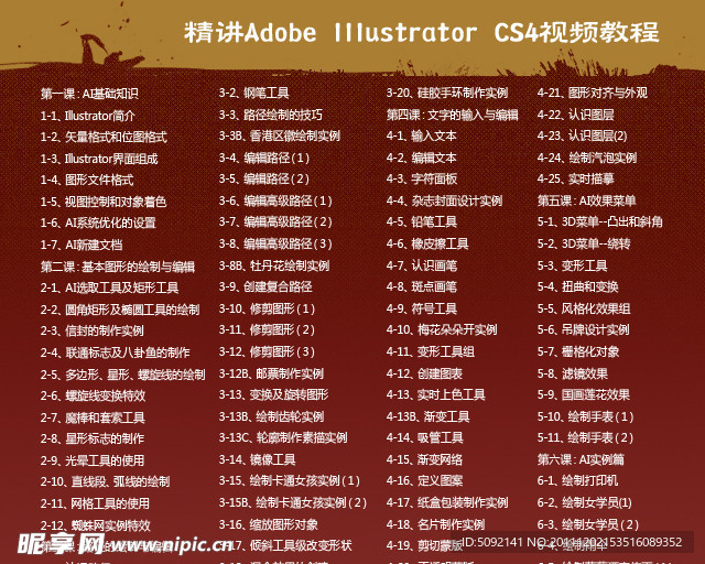 精讲Adobe Illustrator CS4视频教程