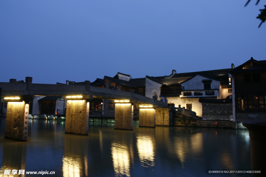 烏鎮(zhèn)西柵夜景