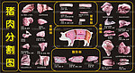 超市猪肉分割图