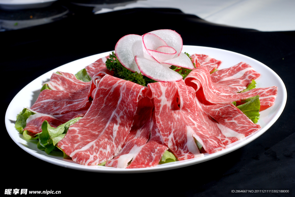 牛肉片圖