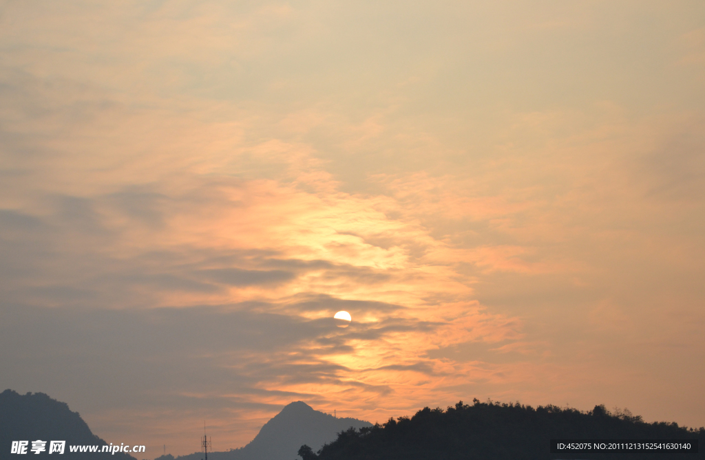 夕陽西下