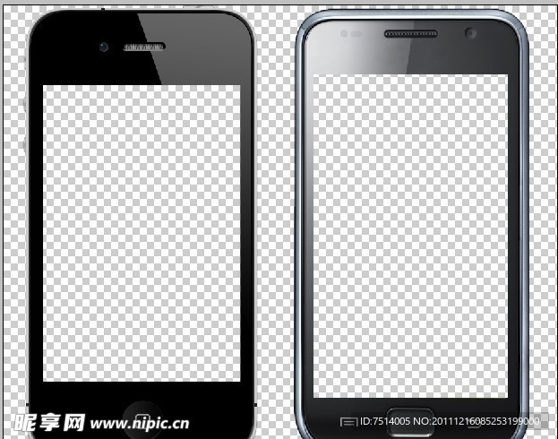 iPhone andriod 手機模版