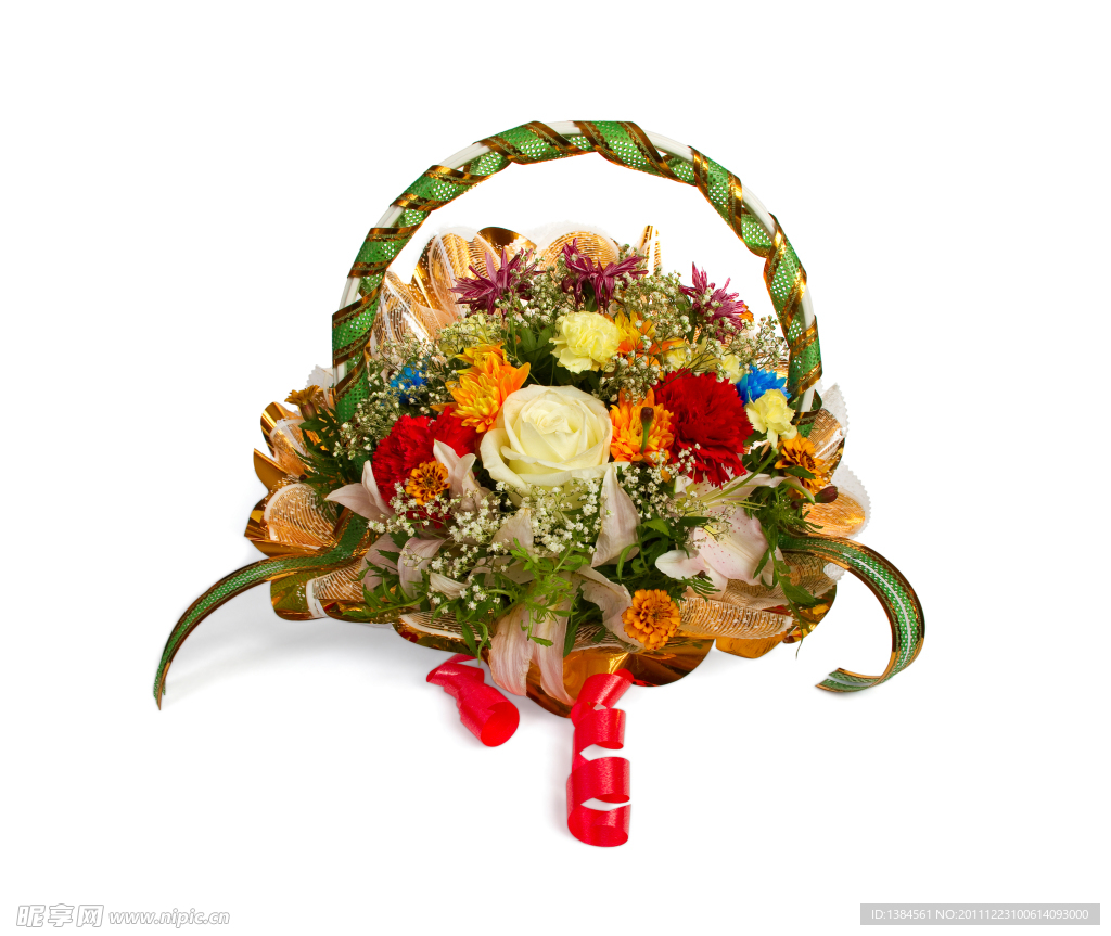 玫瑰花籃