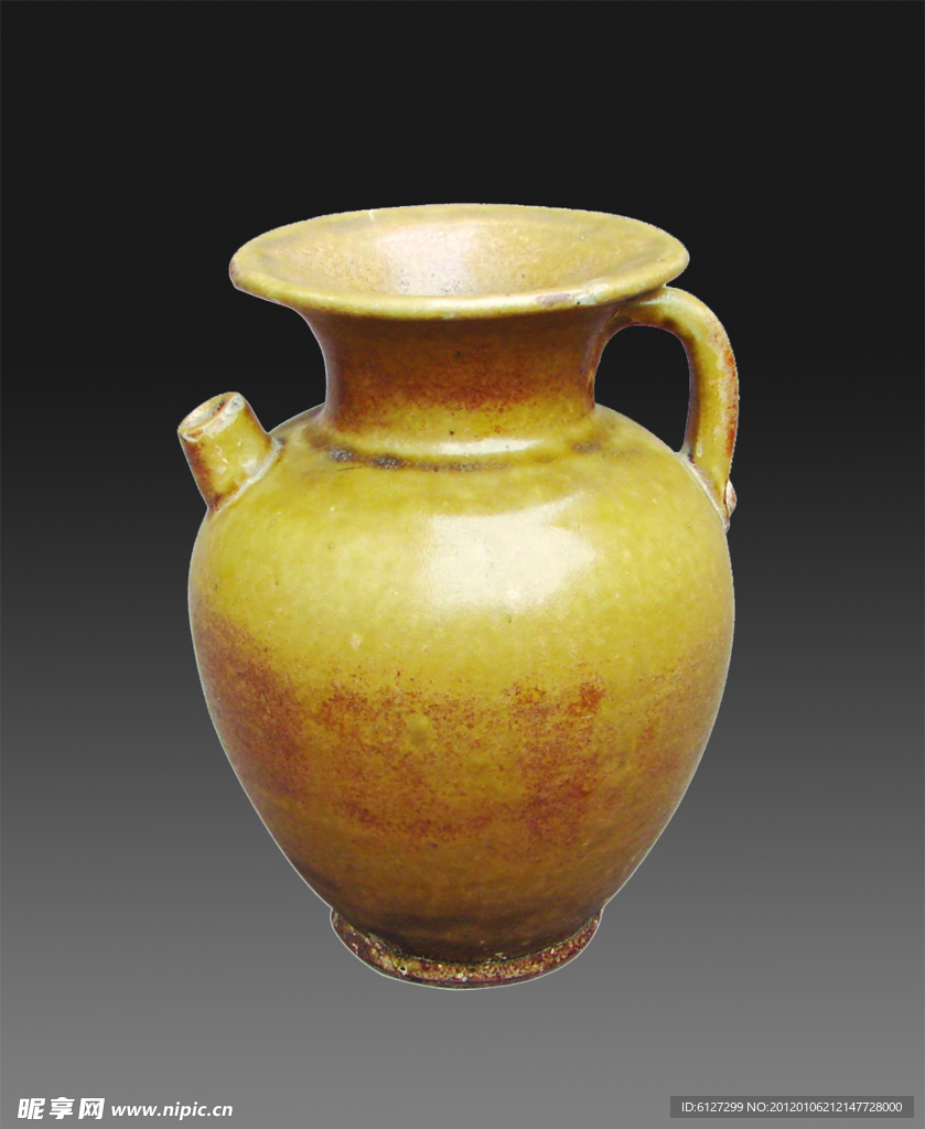 壽州窯黃釉執壺