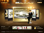 韩国金融网页模版