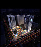 高精度夜景分層效果圖