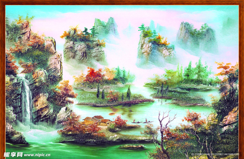 中堂壁畫(huà)