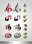 H字母变形企业LOGO设计4款