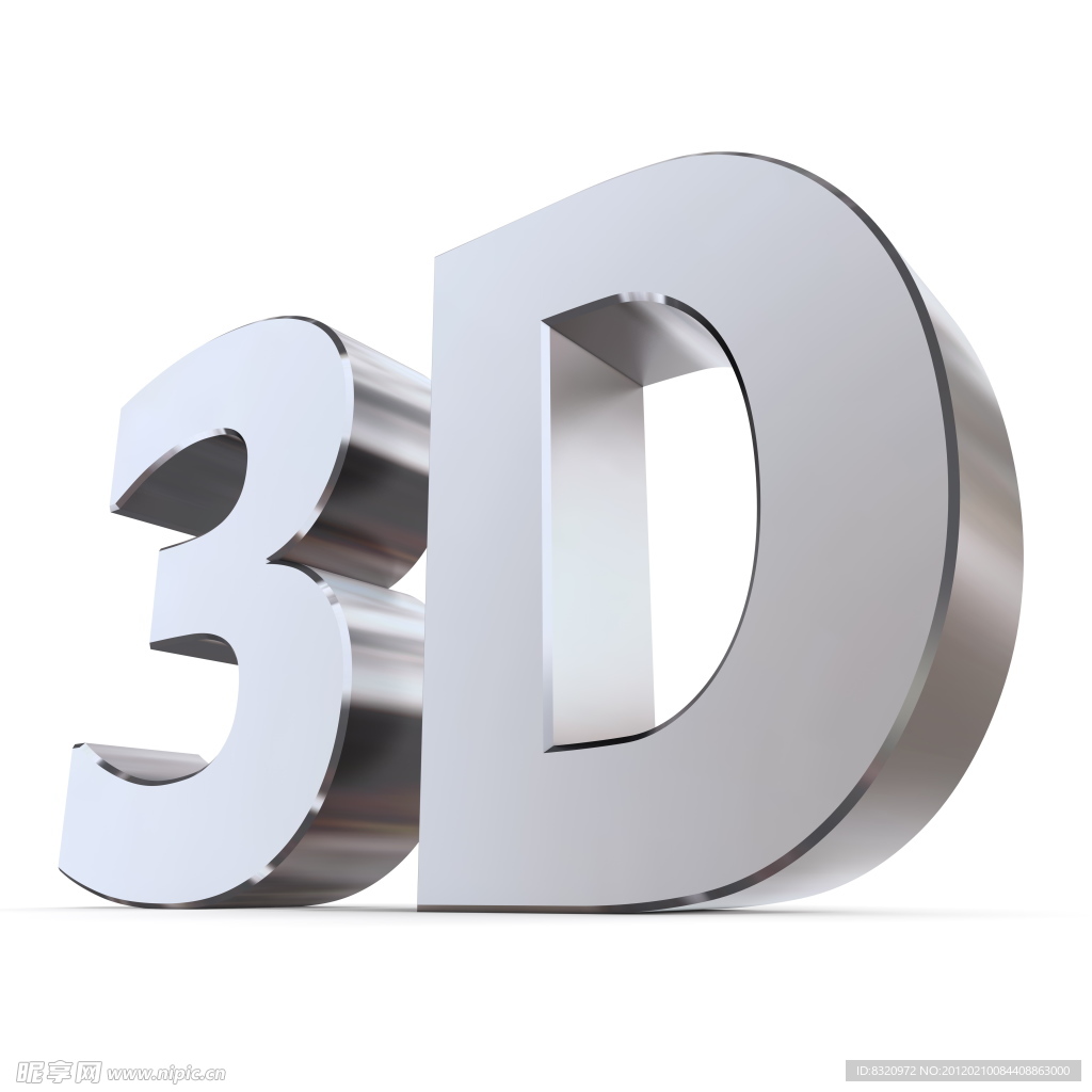 3D金屬字