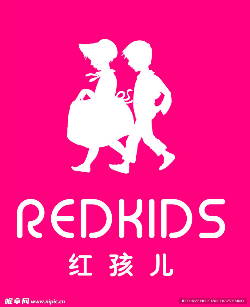 logo红孩儿服装标志