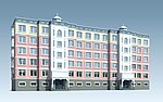 少數民族風格建筑模型