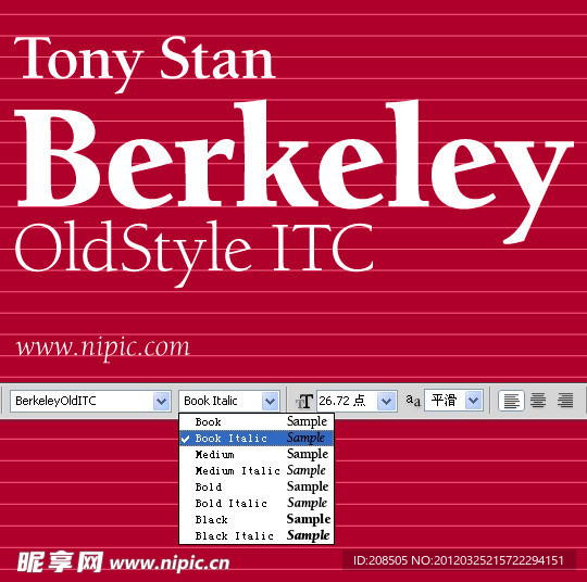 BerkeleyOldStyle系列字体下载