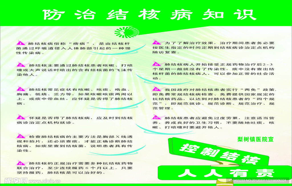 結合病知識展板