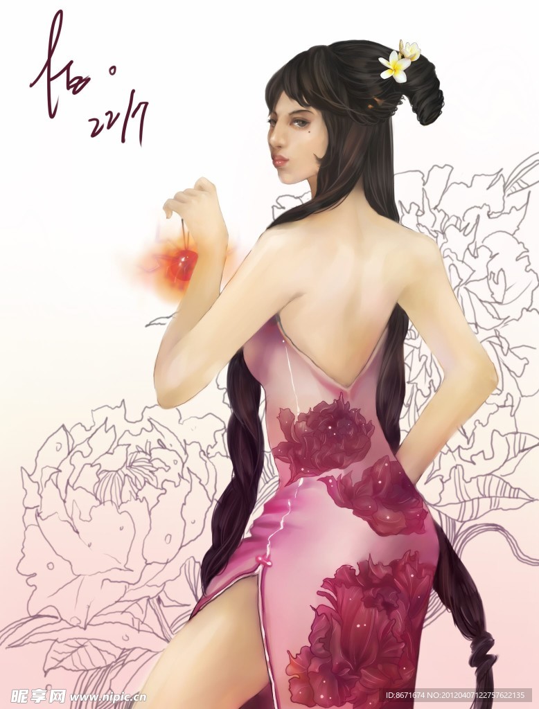 美人
