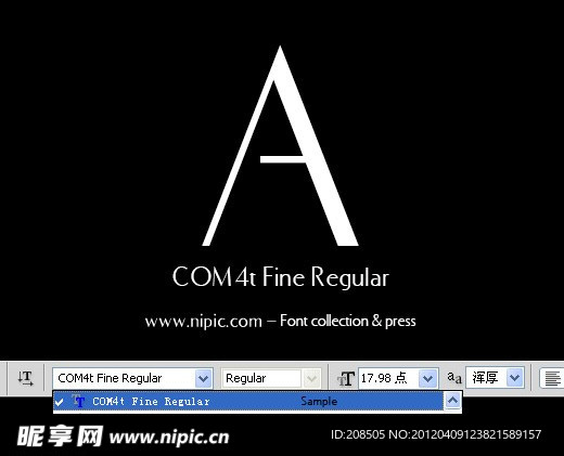 COM4F_RG系列字体下载