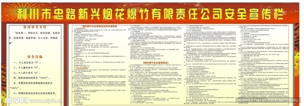 安全宣傳欄