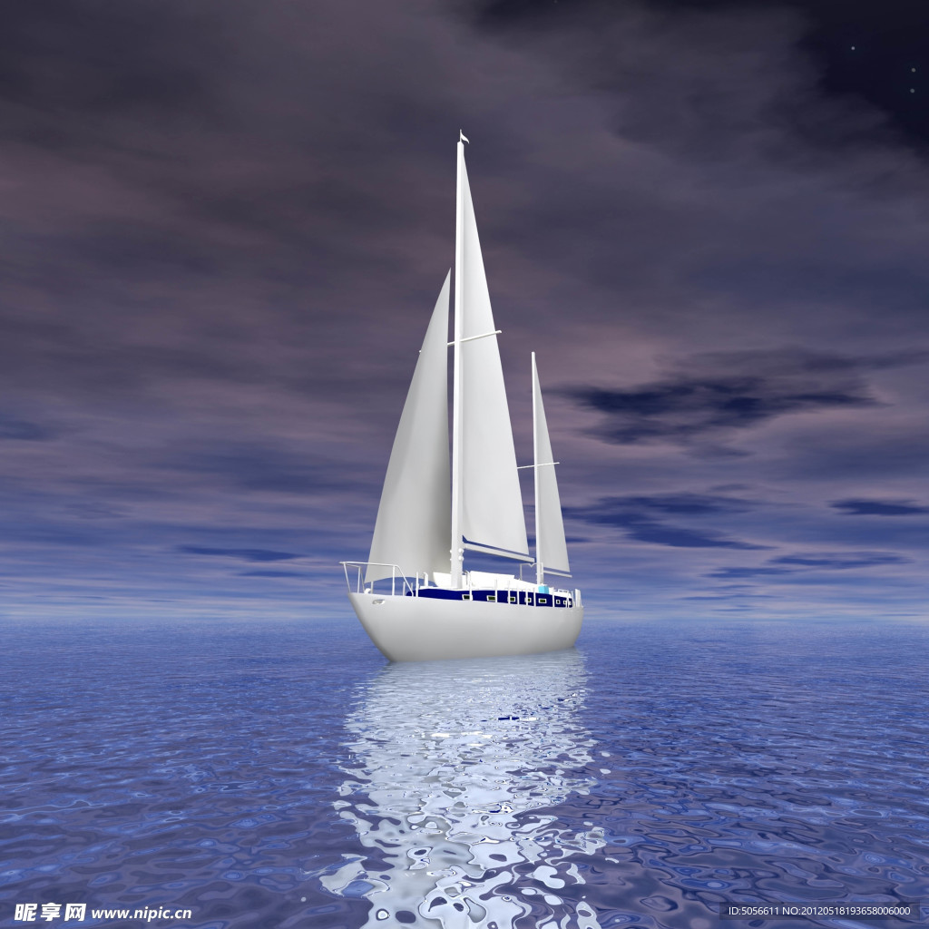 海上帆船