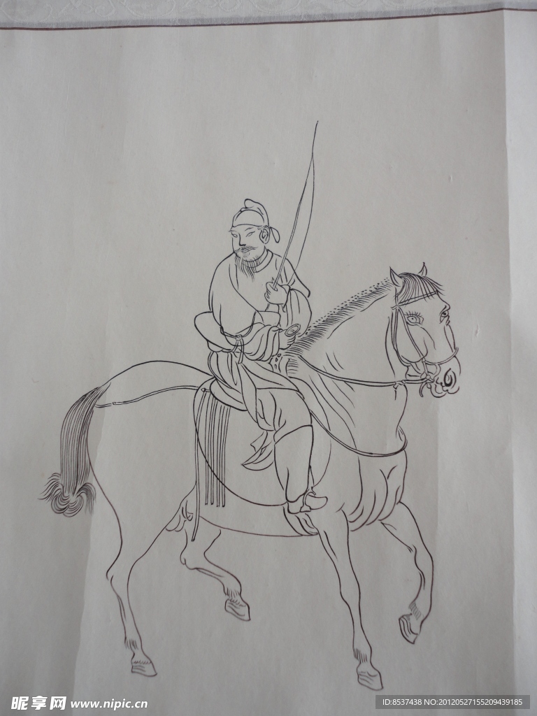 白描人物