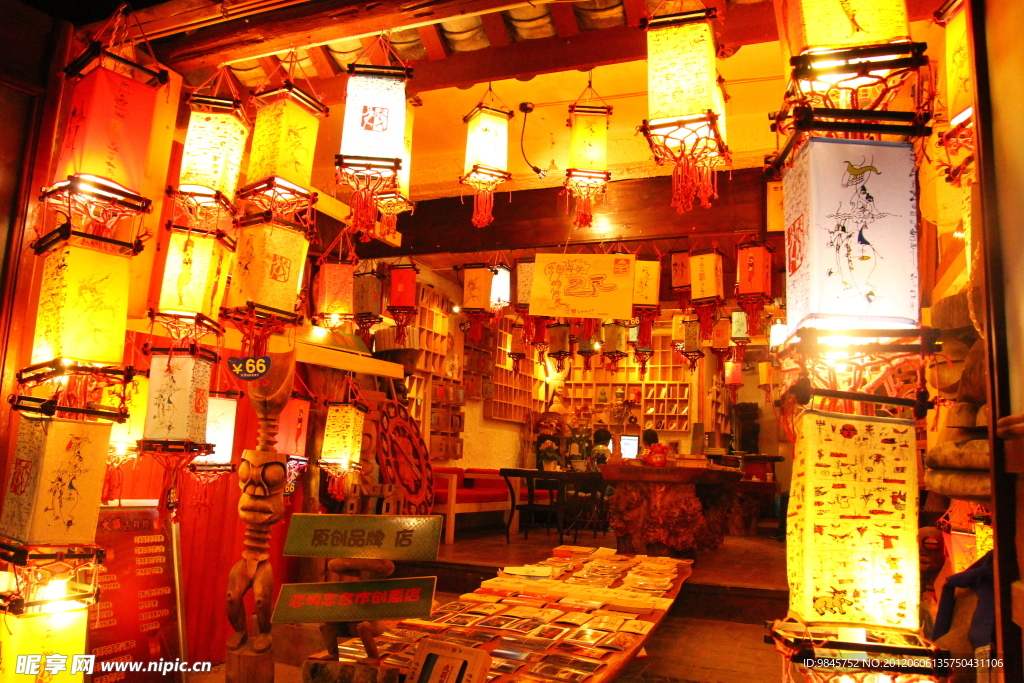 麗江古城 燈籠店