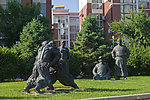 蒙古源流雕塑园内雕塑