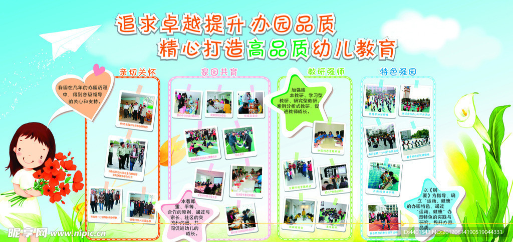 幼兒園展板