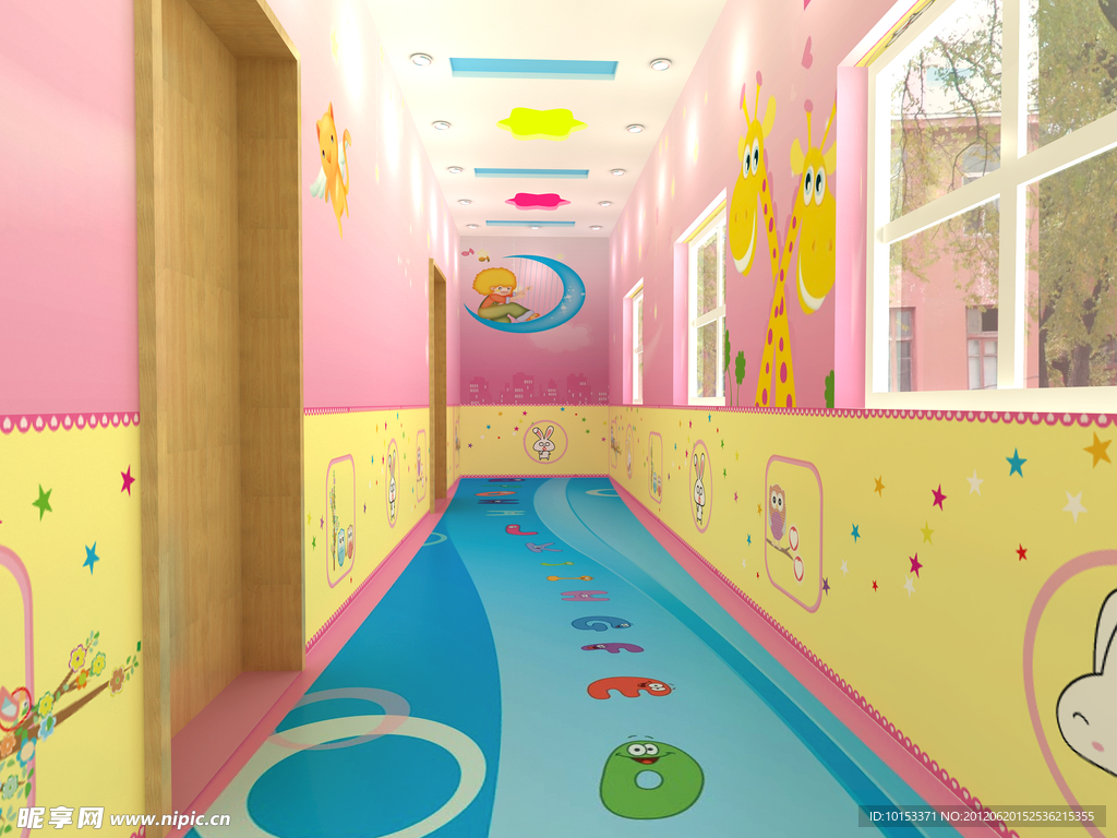 幼儿园粉色空间
