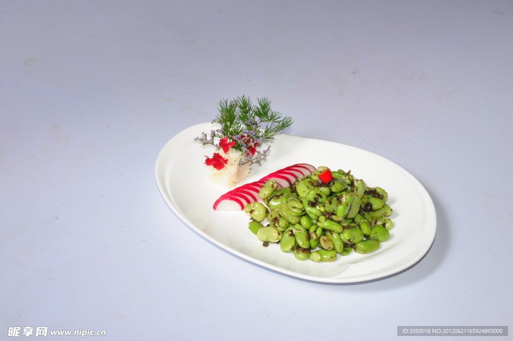 橄欖菜拌甜豆